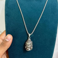 2 Face Pendent of Hanuman/Shankar with Chain