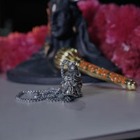 2 Face Pendent of Hanuman/Shankar with Chain